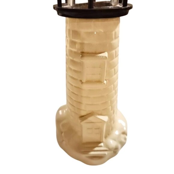 Vintage Old Spice Light House Glass Decanter After Shave Empty 4124M - Picture 4 of 5